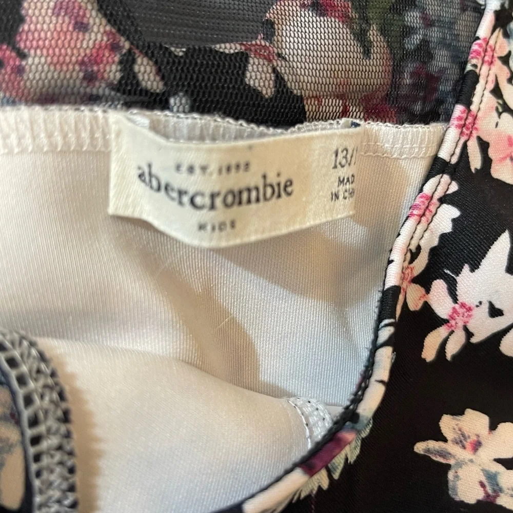Abercrombie & Fitch Pink and White Sleeveless Sundress